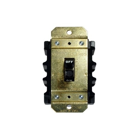 Hubbell Wiring Switches and Lighting Control, Motor Disconnect, 3-Pole, 40A 600V, Back and Side Wired, Short Toggle HBL7843D