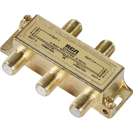 Rca Digital Plus 4-Way Coaxial Splitter DH44SPE