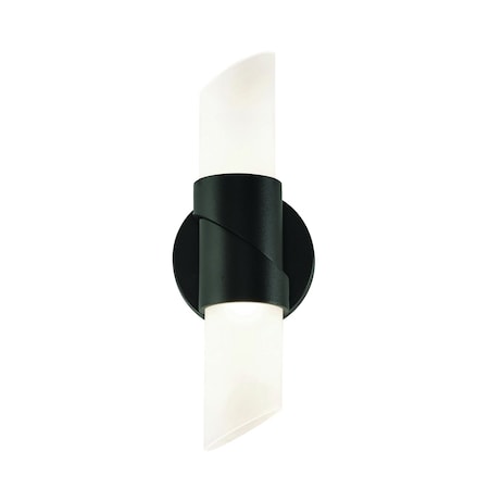 Afx Slice, 13'' LED Wall Sconce, Black SLCS0413LAJUDBK
