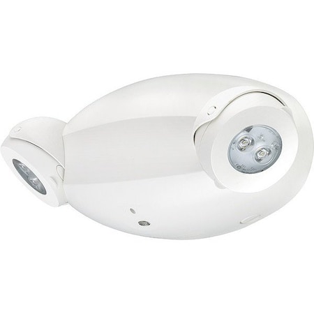 Lithonia Lighting Emergency Light, LED, 120 to 347VAC, 6" H ELM4L UVOLT LTP SDRT AELR