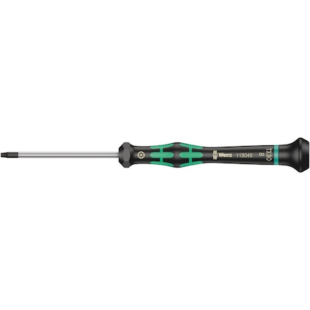 Wera 2067 TORX BO Screwdriver for tamper-proof TORX screws for electronic applications, TX 20 x 60 mm 5118054001