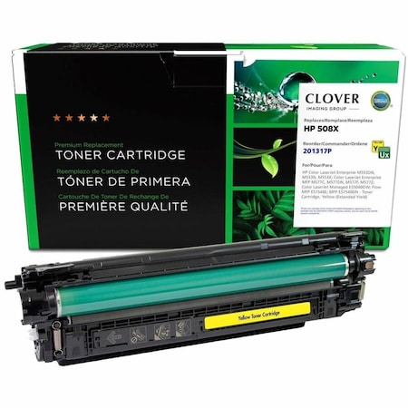 Clover Imaging Group Imaging Remanufactured Extended Yield Yellow Toner Cartridge 201317P