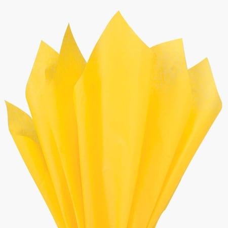 Nashville Wraps Dandelion Yellow Color Tissue Paper, 20x26, 480PK CT2DA