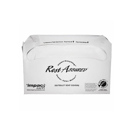 Impact Rest Assured Green Seal Seat Covers 1/2 Fold - Case of 1000 25130873