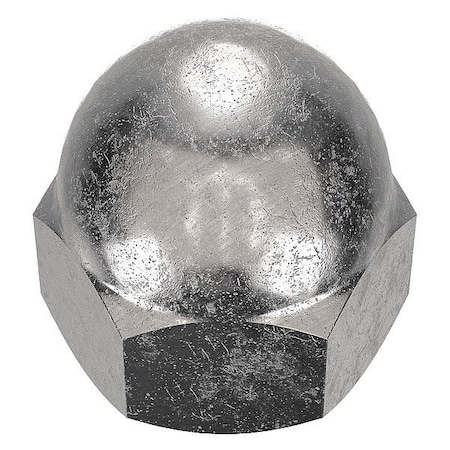 Zoro Select Cap Nut, 3/8" Hex W, Standard Height, PK10 39-C-10F