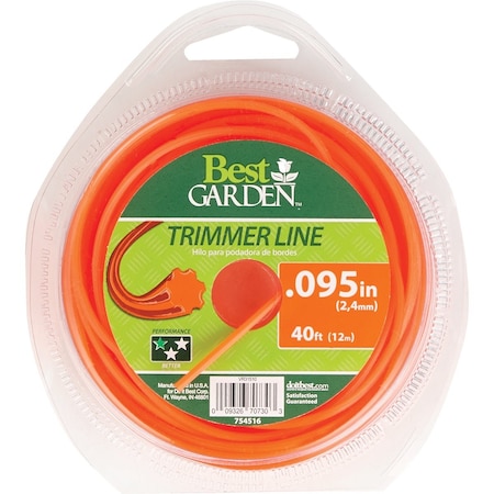 Best Garden 0.095'' x 40 Ft. Universal Geared Trimmer Line 16250