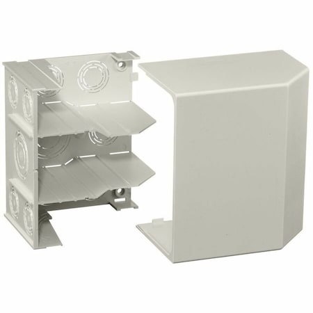 Hubbell Wiring Device-Kellems Ceiling Adapter, White, Super Base-Trak PS3CACF