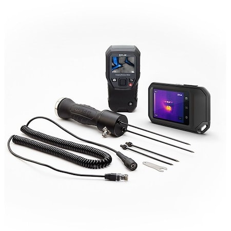 Flir Moisture Meter, Pin/Pinless, 3/4inDepth MR160-KIT2