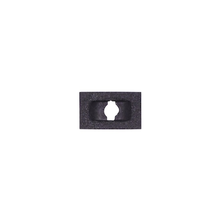 Auveco Flat Nut 6-32 Screw Size 5/16in x 1/2, 100PK 2089