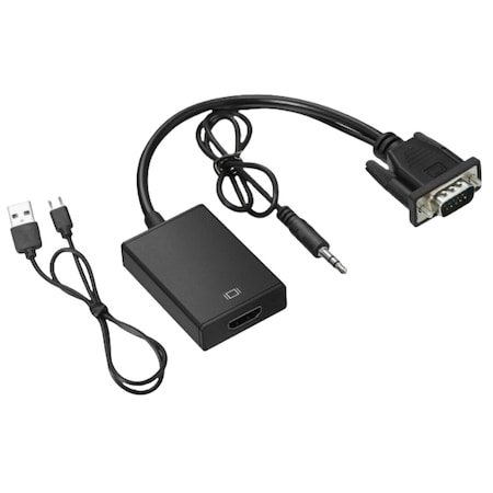 Sanoxy VGA To HDMI Converter 1080P HD Adapter With Audio Cable For HDTV PC Laptop TV SNX-CABLE106