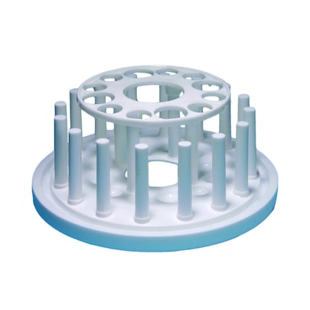 United Scientific Plastic Test Tube Rack, Round, 12-Tube 77704