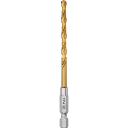 Do It Best 11/64'' Impact Ready Titanium Hex Shank Drill Bit QJDIB-DB-051