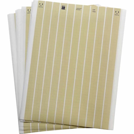 Brady LaserTab High Temp Polyimide Lbls 0.25 in H x 0.3 in W Amber 12/PK, 12PK LAT-1-652-10