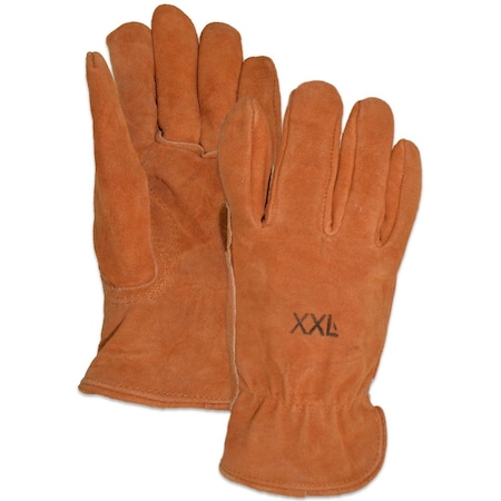 Magid RoadMaster RTB440E Lined Tan Standard Cow Split Driver, 12PK RTB440ETXXL