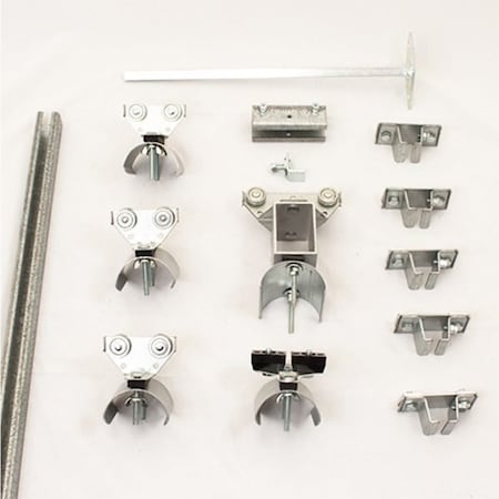 Kh Industries Festoon System, C-Track For 60ft Travel, Flat Cable System (2.13inW X 1.38inH) FTCT-FL-KIT60