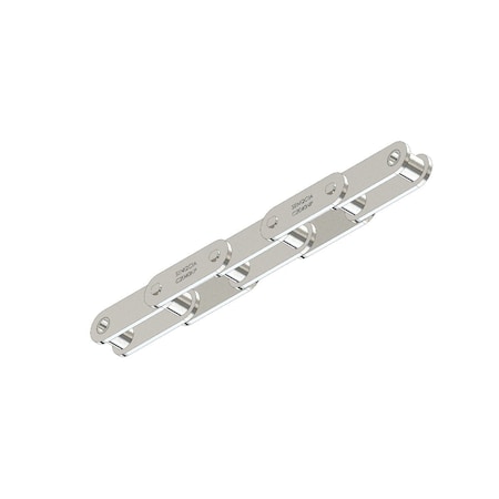 Senqcia C2040NPRB Conveyor Series Double Pitch Riveted Standard , 10 ft OAL, 1P, .312 Dia x .313 W S-C2040NPRB
