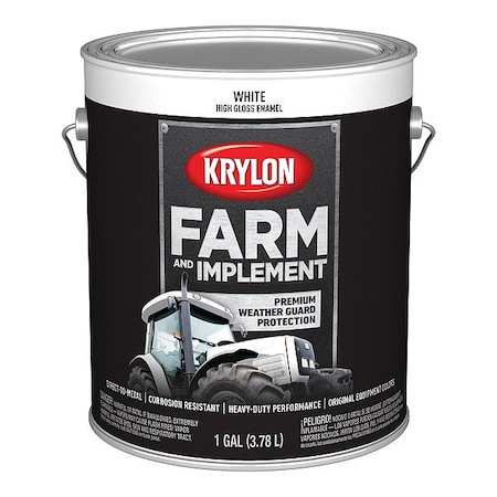 Krylon Acrylic Coating, High Gloss, White K01963008