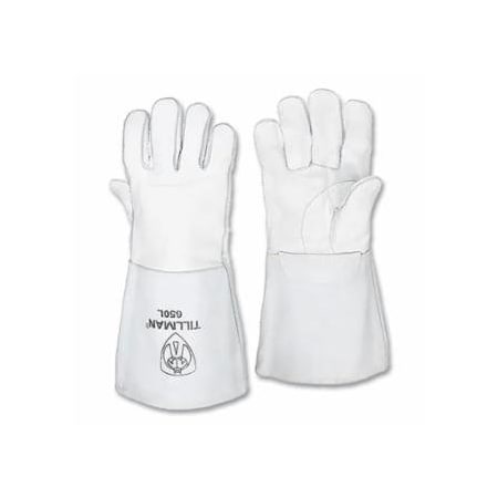 Tillman GLOVES WELD COWHIDE GREY LRG, 6PK 724-650L