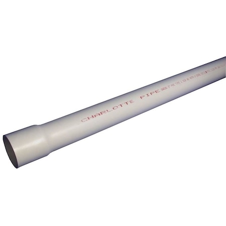 Genova JM Eagle Pipe, 4 in, 20 ft L, Solvent Weld, SCH 40 Schedule, PVC, White 27771