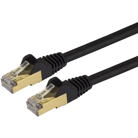 Startech.Com 5 ft CAT6a Ethernet Cable - STP Black C6ASPAT5BK