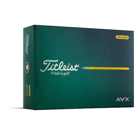 Titleist AVX Yellow Golf Balls, 12PK 113483