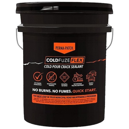 Perma-Patch Asphalt Repair, Black, 5 gal PP-CFF-5