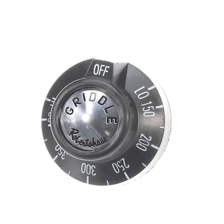 Quest Metal Works Knob, BJWA Thermostat, Off-LO-150-400-HI 23-DIALBJM
