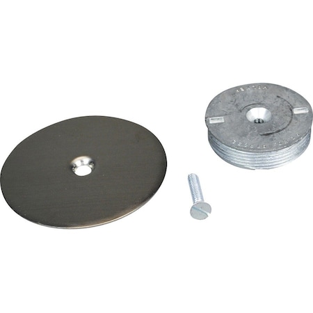 Wiremold Floor Box Blanking Plate Ss 2 In Thread 1043S