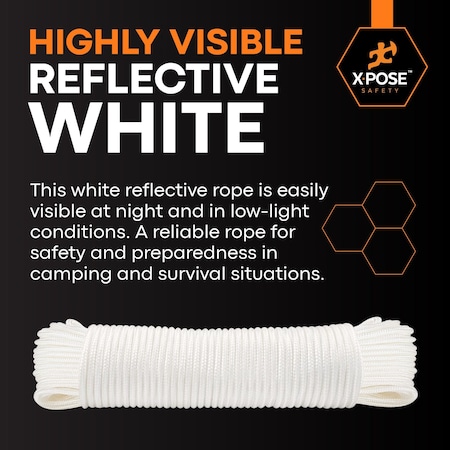 Xpose Safety Nylon Tentline 100ft, 2PK NT-100-2-X-S