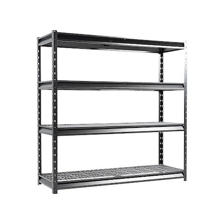 Zoro Select General Purpose Boltless Metal Shelving ATLAS722472-4H3000