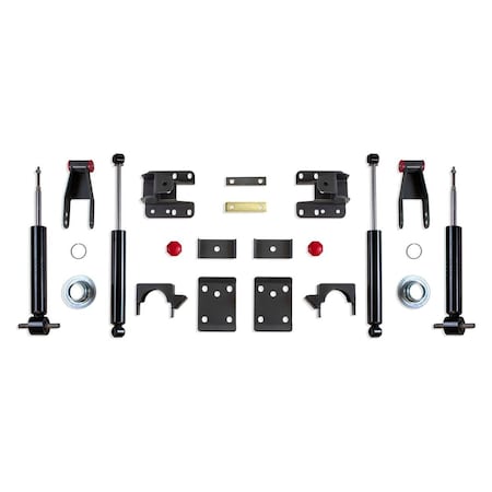 Whole-In-One 0.5 in. Lowering Kit with Maxtrac Shocks for 2007-2013 New GM 1500 2-4WD WH2469272