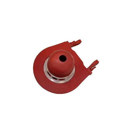 Korky Toilet Flapper, Specifications: 3 in, Rubber, Red, For: Large 3 in Flush Valves and Toilets 3060CM