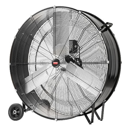Dayton PortableFan, 36inDia, Black, Mobile, Plug-In 855DZ9