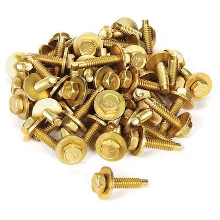 Vortex 0.125 in. Body Bolt Clips, Gold, 50PK VO2620894