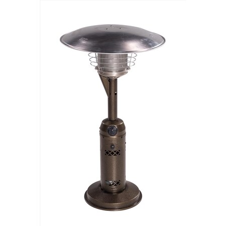 Living Accents 11000 BTU Propane Stainless Steel Tabletop Patio Heater 75 sq ft PH01-S-PC