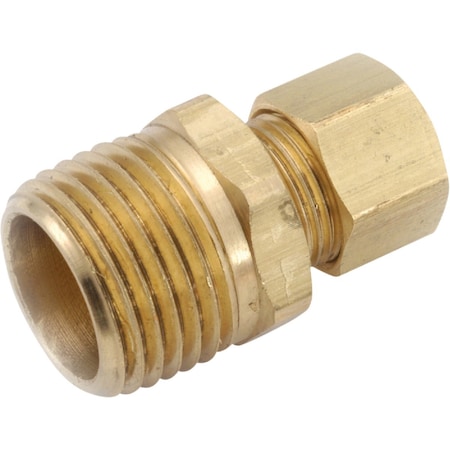 Anderson Metals 3/8''x1/8'' Brass Male Union Compression Adapter 750068-0602