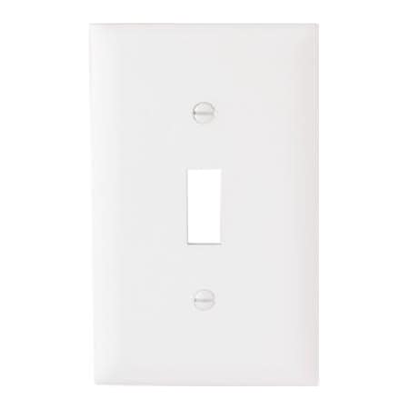 Pass & Seymour Wht 1G 1Tog Wall Plate TP1WCC100