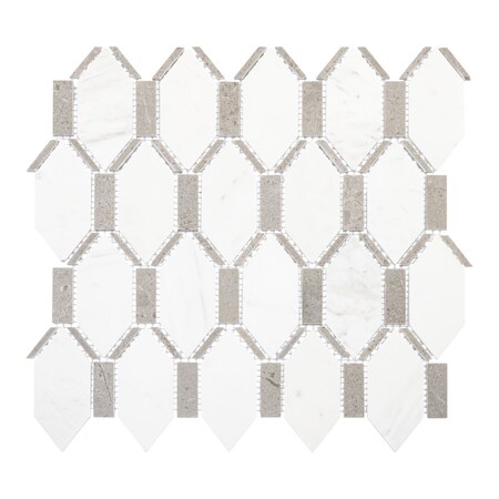 Andova Tiles Dellary 0.5-in. x 3-in. Novelty Natural Stone Wall & Floor Mosaic Tile (0.86 Square Feet Per Box) ANDDEL1294
