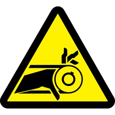 ISO SAFETY LABEL  WARNING