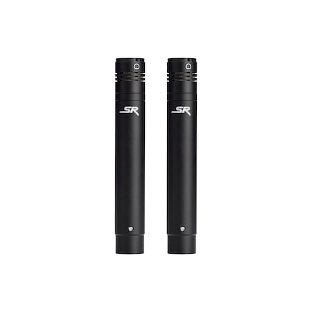 Monoprice Stage Right by SC100 Small Pencil Condenser Microphones with Interchangeable Omni Capsules - Pair 625907