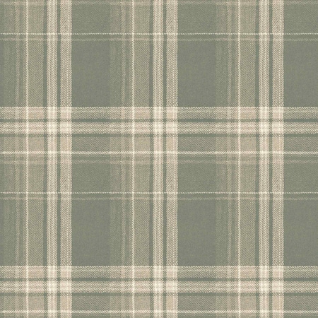 Chesapeake Saranac Sage Flannel Wallpaper 3118-12673