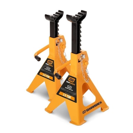 Gearwrench Jack Stands With Pin, 2 ton GWJS2T