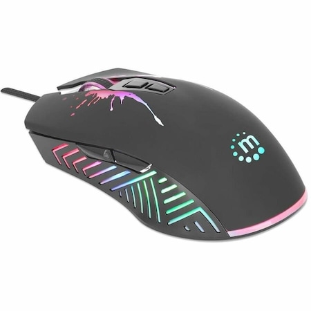 Manhattan - Strategic RGB LED WIRED OPTICAL USB GAMING MOUSE 190121