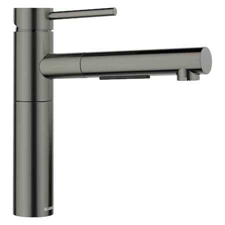Blanco Alta II Pull Out 1.5 GPM, Satin Dark Steel 527562