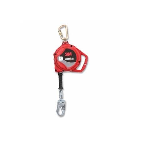 Protecta Self-Retracting Cable Lifeline, Galvanized Steel Cable, 20 ft L, Swivel Snap Hook 098-3590034