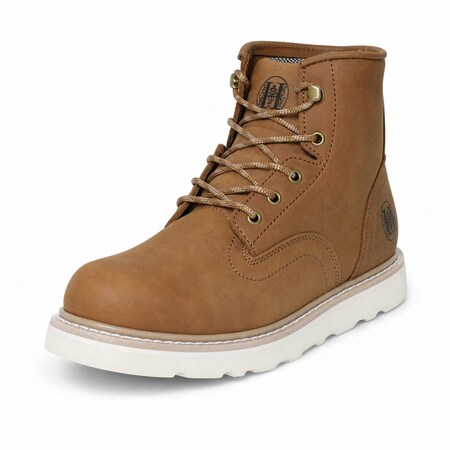 Handpoint Mens 6 in Soft Toe Retro Work Boots-Water Resistant Slip-On Safety Boots, EH Rated, 13 HVB805-EE-13