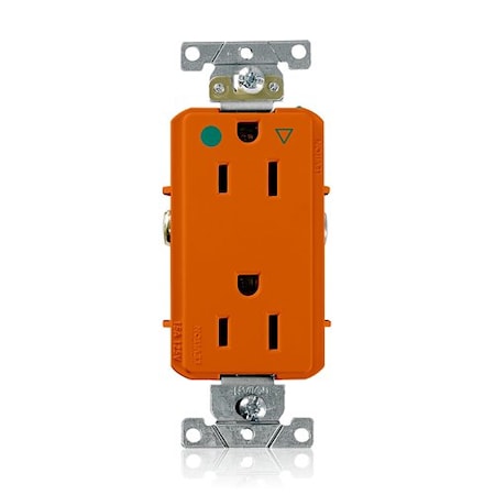Leviton Hospital Grade Receptacles, PBT Polyester D8200-IG