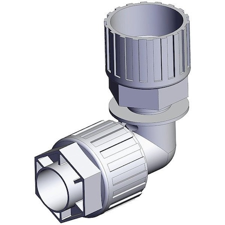 Smc High Purity Tube Fitting, Union, PFA LQ3E6A-S
