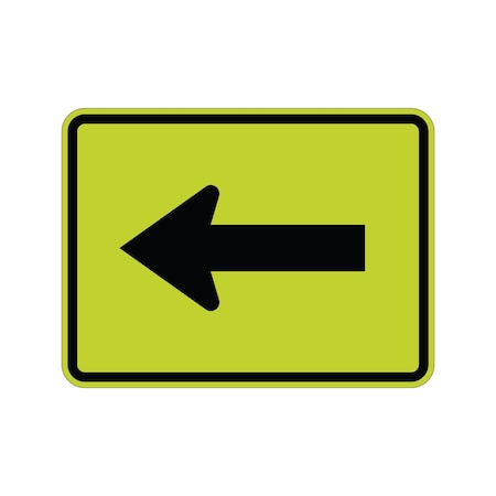 Sign Solutions Usa Traffic Sign, 24 in Width, Aluminum Sign, Horizontal Rectangle DUS12DFG2418W16-5pL