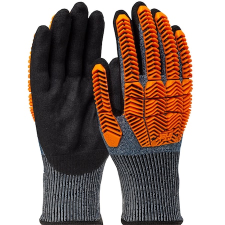 G-Tek Polykor Cut Resistant Glove, Cut Level A4 , Nitrile , MicroSurface , L 1 PR 16-MPT430/L